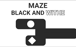 Image Maze Black And Withe