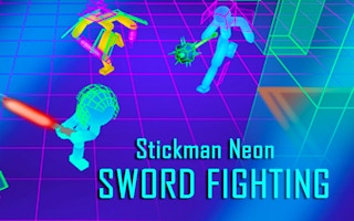 Image Stickman Neon Sword Fighting